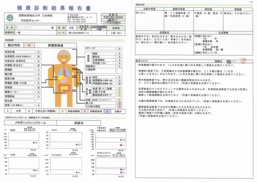 日本癌癥體檢