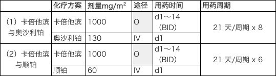 日本胃癌化療