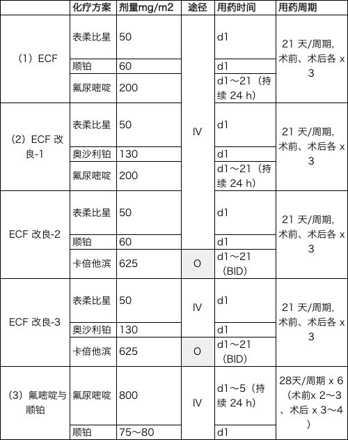 日本胃癌化療