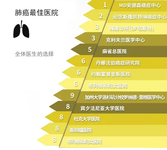 美國(guó)權(quán)威肺癌醫(yī)院